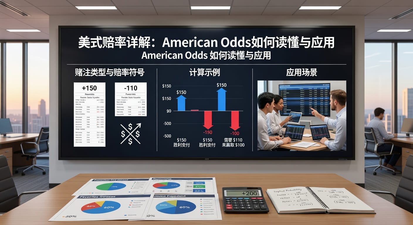 美式赔率 American Odds 深度解析：体育博彩玩家必懂的投注指南