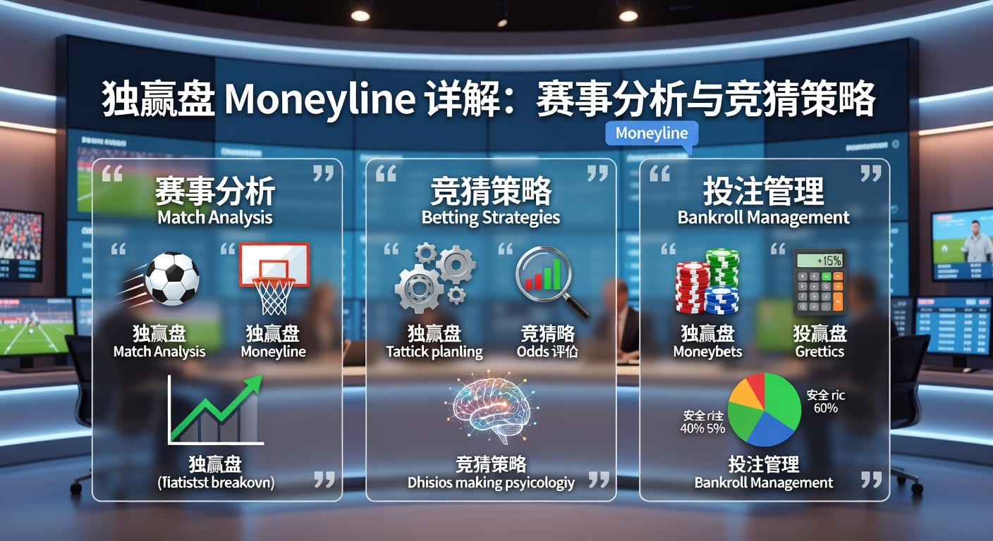 独赢盘 moneyline：2026年体育竞猜读法与实战判断